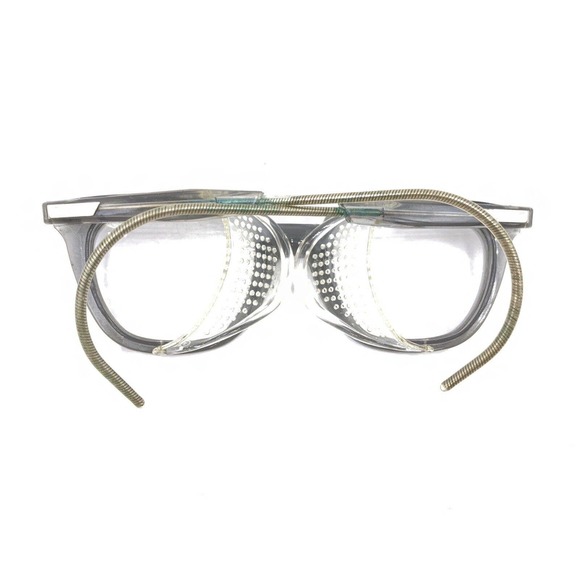 Sellstrom Vintage Smoke Gray Square Side Shileds Eyeglasses Frames 150 Men Women - Picture 11 of 12